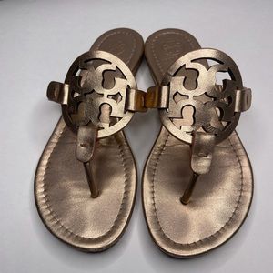 Tory Burch Gold Metallic Sandals